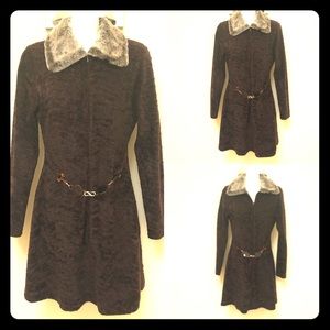 1960’s VTG  Chocolate MOD dress, sm-med SOLD